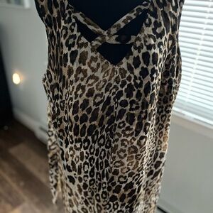 Roz & Ali Animal Print Dress